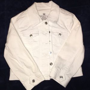 A White Denim Jacket